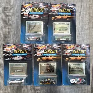 Lot 1992 Hot Wheels Pro Circuit Cars M. Martin R. Wallace M. Andretti B. Bodine
